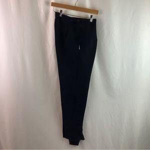 Vintage Sears Roebuck Black Wool/Nylon Ski Pants w/Zipper Pockets|Sharp